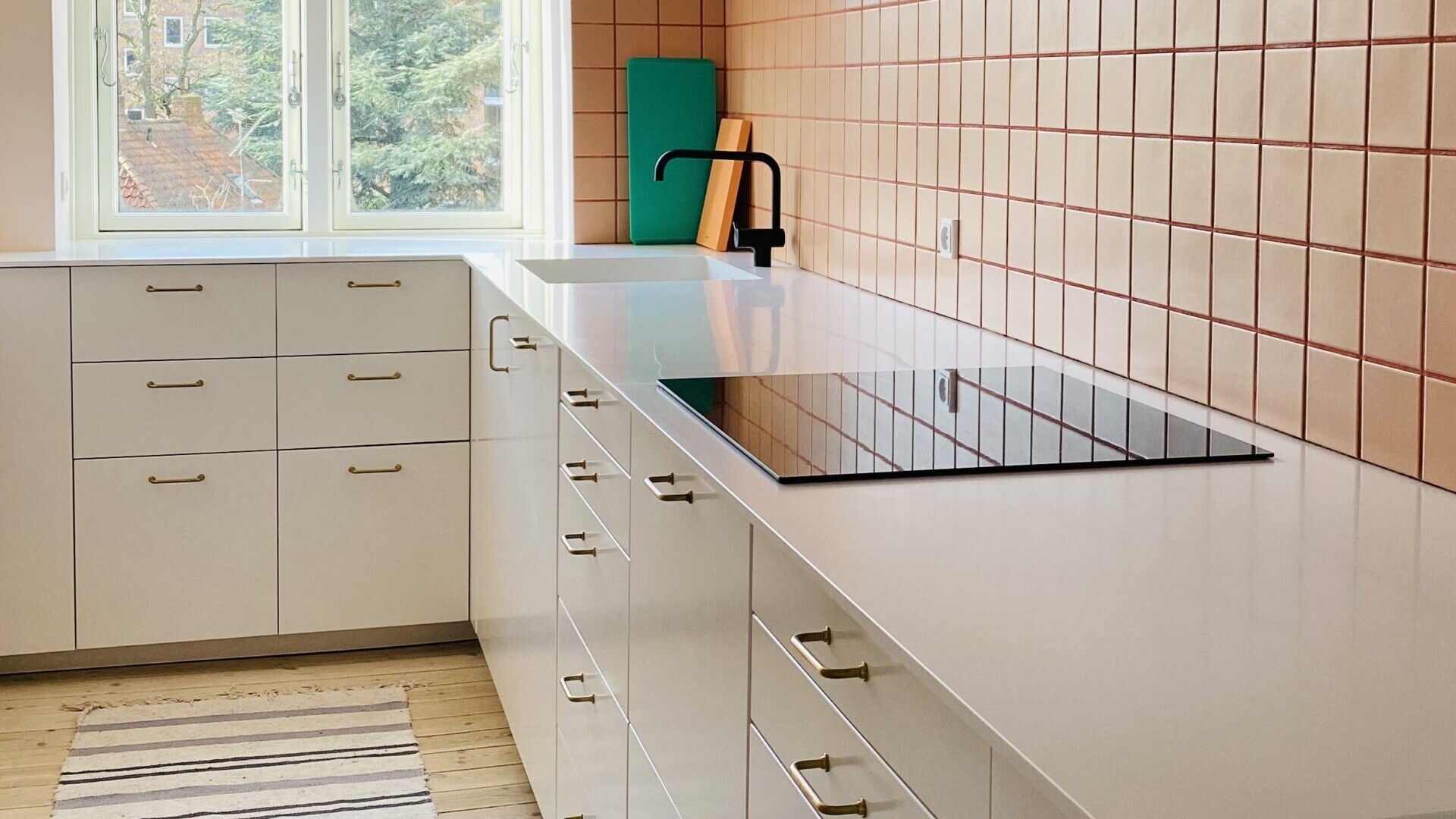 hvid corian bordplade